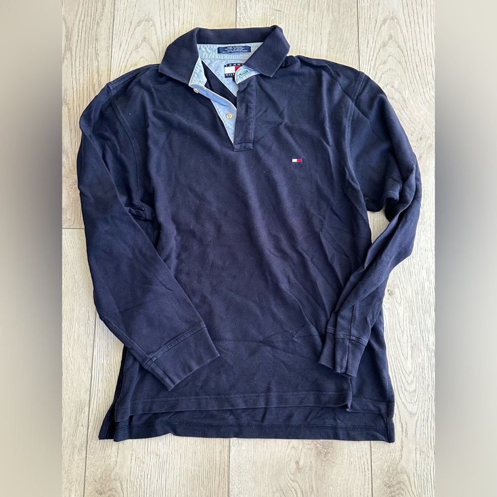 Tommy Hilfiger Men's Dark Blue Polo Shirt